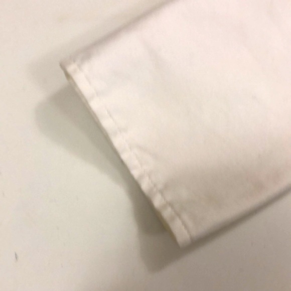 Ann Taylor 8P White Ruffle button down shirt flip cuffs NWOT Excellent Condition - Picture 9 of 10